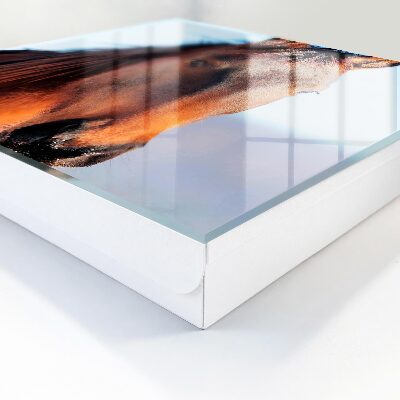Caja para llaves con diseño de retrato de un caballo