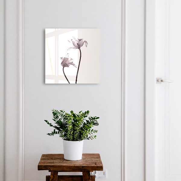 Armario para llaves con diseño de flores minimalistas
