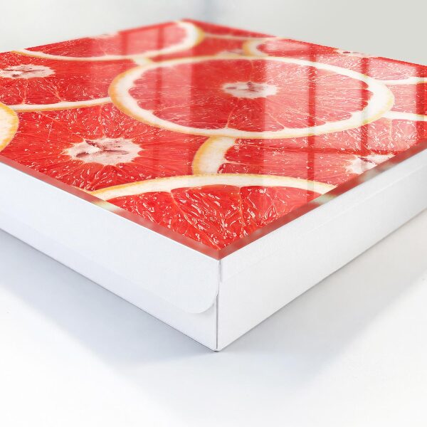 Caja para llaves con diseño de rodajas de pomelo