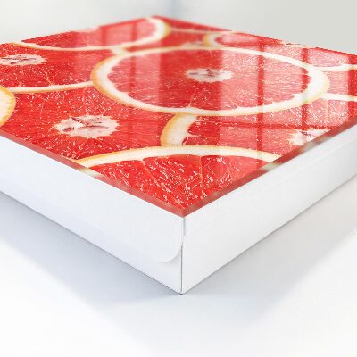 Caja para llaves con diseño de rodajas de pomelo