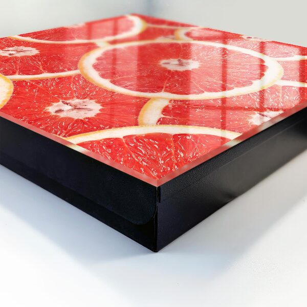 Caja para llaves con diseño de rodajas de pomelo