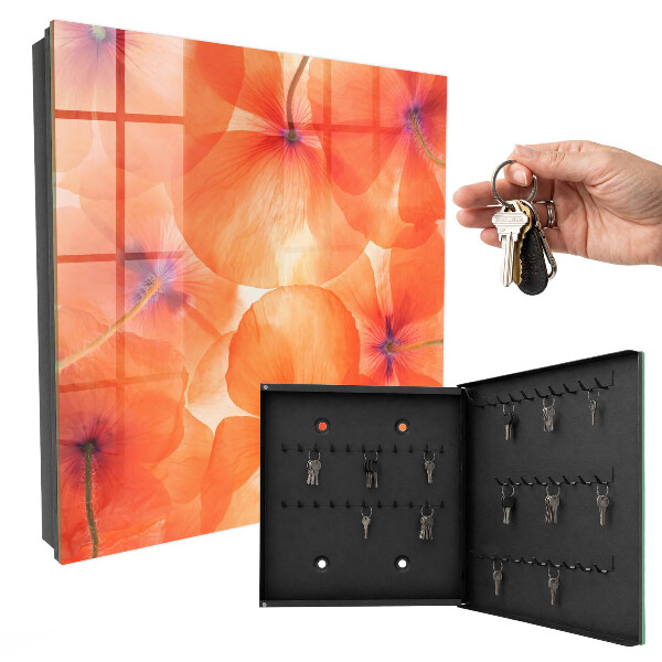 Caja para llaves con diseño de éxtasis floral