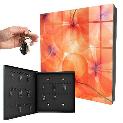 Caja para llaves con diseño de éxtasis floral