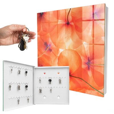 Caja para llaves con diseño de éxtasis floral