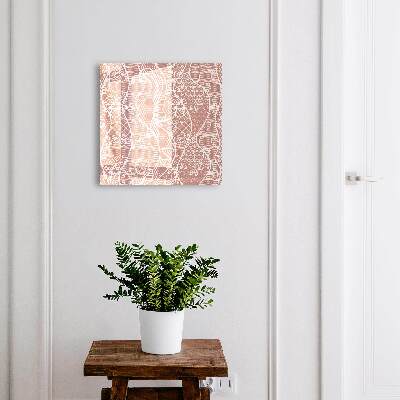 Caja para llaves con diseño de encaje elegante