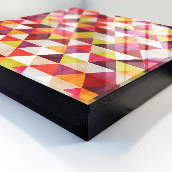Caja para llaves con diseño de patrones de color