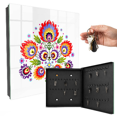 Armario para llaves con diseño de flores populares