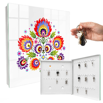 Armario para llaves con diseño de flores populares