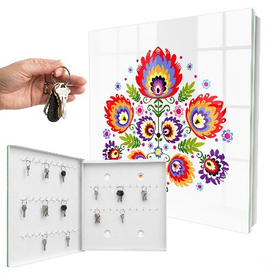 Armario para llaves con diseño de flores populares