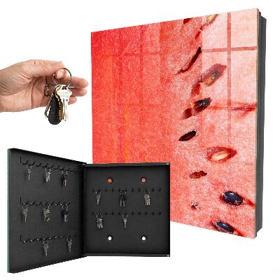 Caja para llaves diseño de sandía jugosa