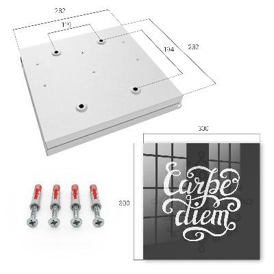 Caja para llaves modelo con diseño Aprovecha el día