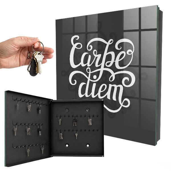 Caja para llaves modelo con diseño Aprovecha el día