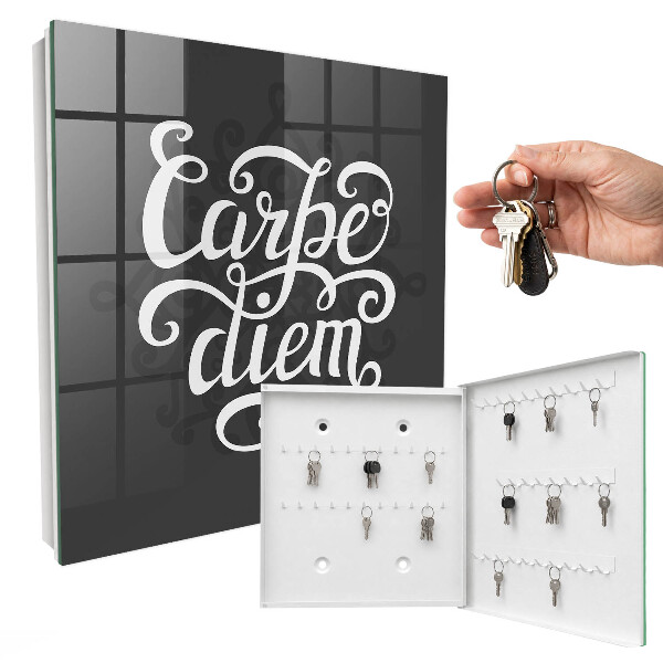 Caja para llaves modelo con diseño Aprovecha el día