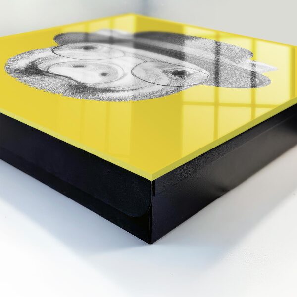 Caja para llaves diseño de cerdito feliz
