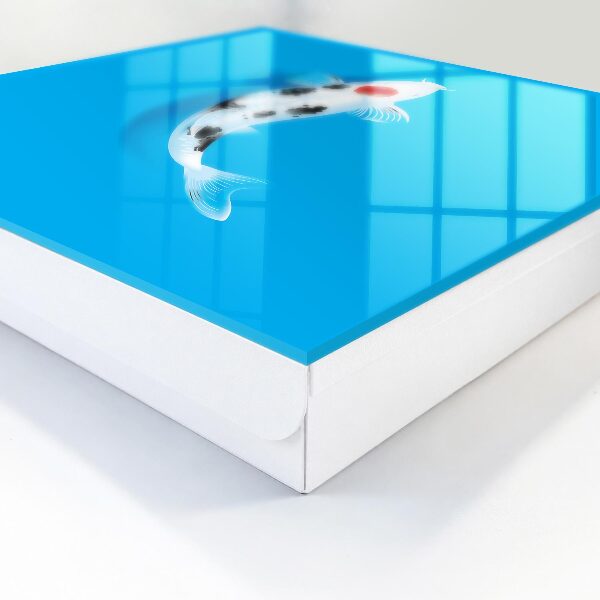 Caja para llaves con diseño de peces koi