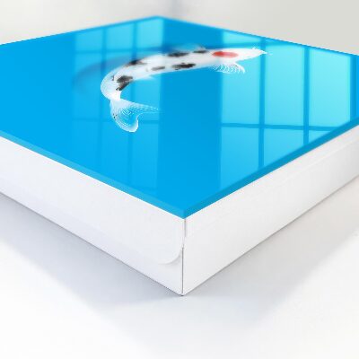 Caja para llaves con diseño de peces koi