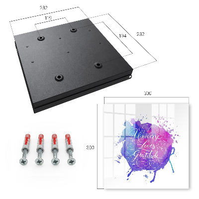 Caja para llaves con diseño decorativo El universo ama la gratitud