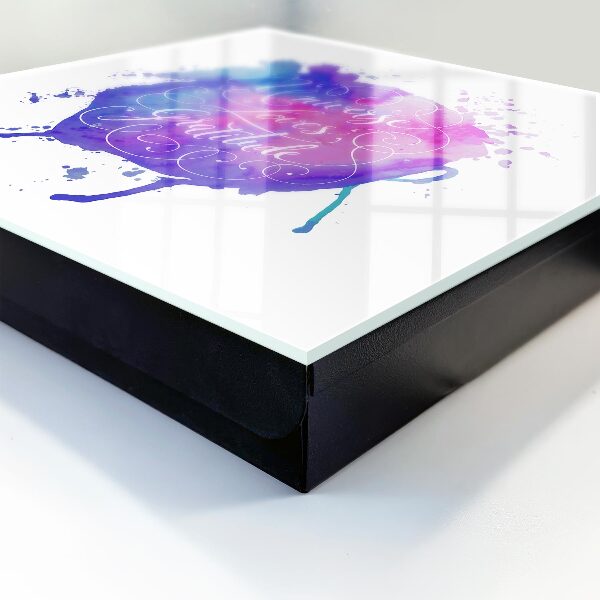 Caja para llaves con diseño decorativo El universo ama la gratitud
