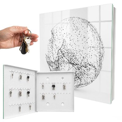 Armario para colgar llaves con diseño de espacio abstracto