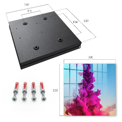 Caja para llaves diseño dinámica del color