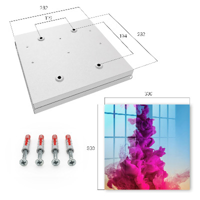 Caja para llaves diseño dinámica del color