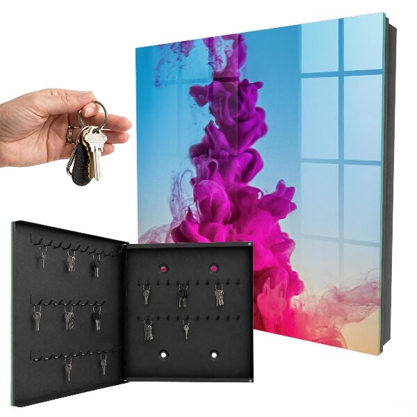 Caja para llaves diseño dinámica del color