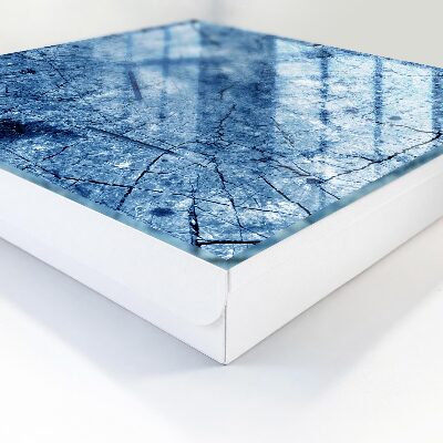 Armario para llaves de diseño con textura azul
