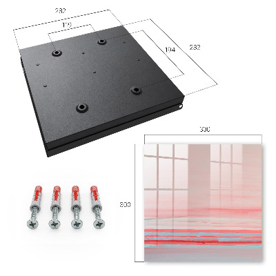 Caja para llaves diseño de rayas pastel