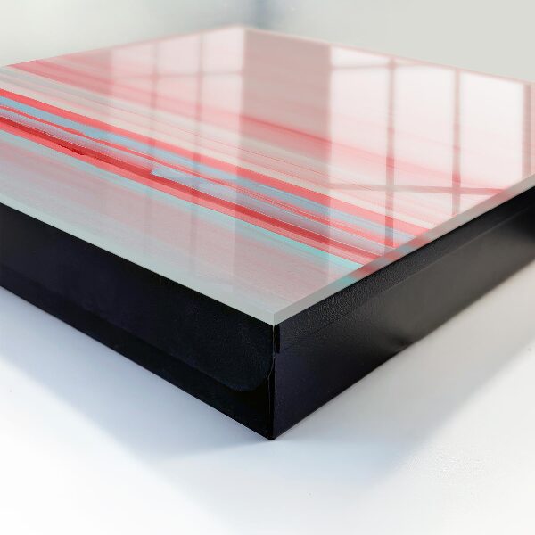 Caja para llaves diseño de rayas pastel