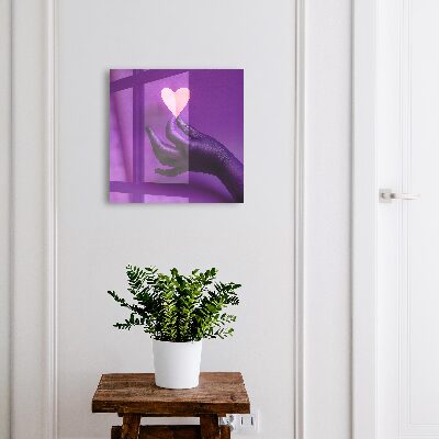 Caja para llaves modelo amor púrpura