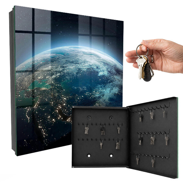 Armario para llaves diseño tierra nocturna