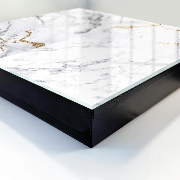 Caja para llaves con diseño de patrón de mármol