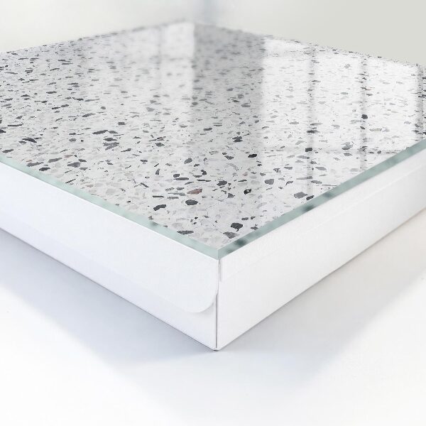 Caja para llaves con diseño estilo terrazo
