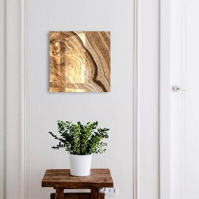 Armario para llaves de madera con diseño de ondas