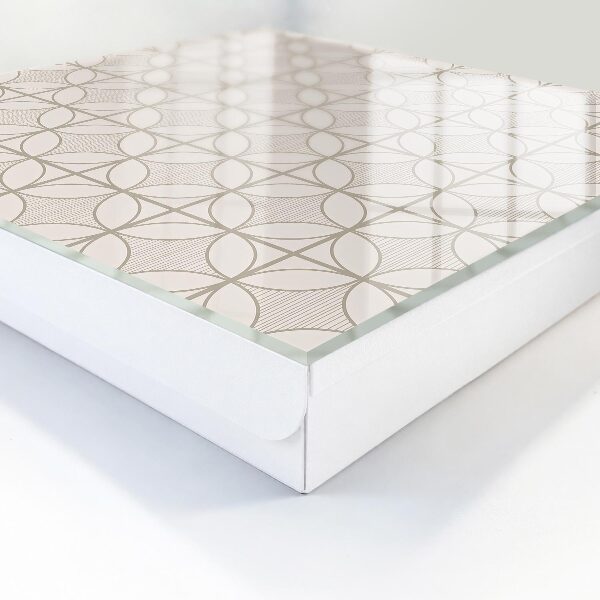 Caja para llaves con diseño de geometría elegante