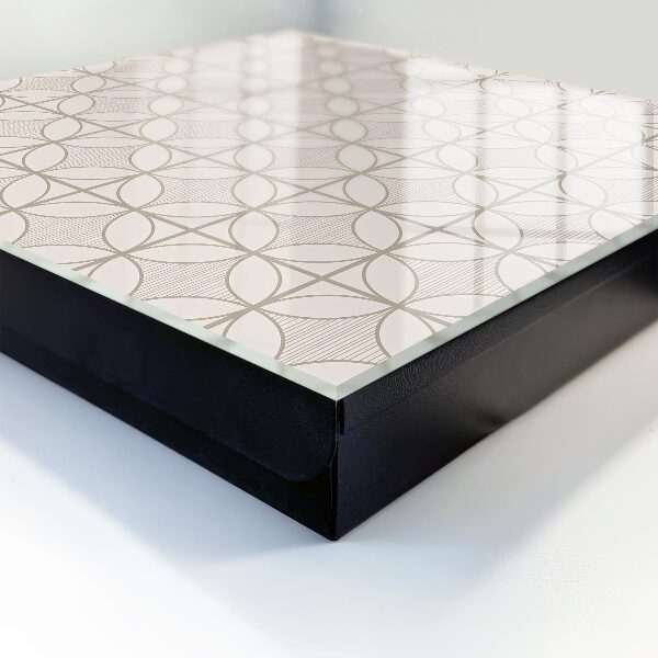 Caja para llaves con diseño de geometría elegante