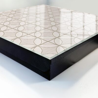 Caja para llaves con diseño de geometría elegante