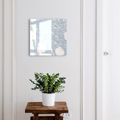 Armario para llaves con diseño de motivos vegetales
