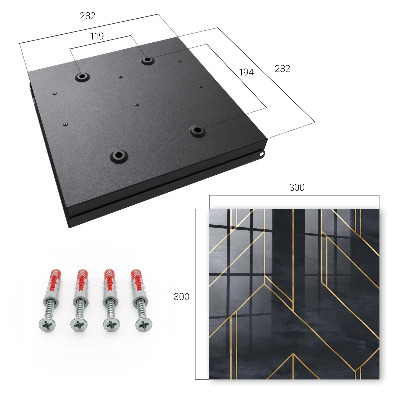 Armario para llaves con estructura geométrica
