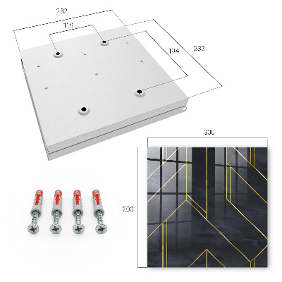 Armario para llaves con estructura geométrica