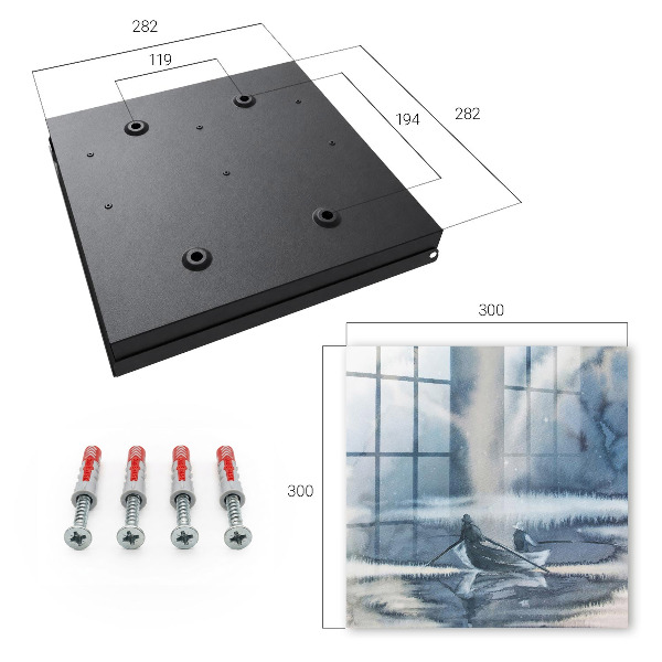 Caja para llaves silencio comprimido