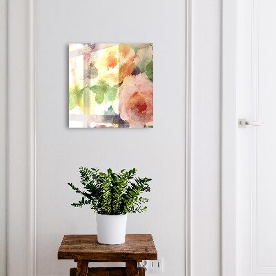 Armario para llaves con diseño de motivo floral