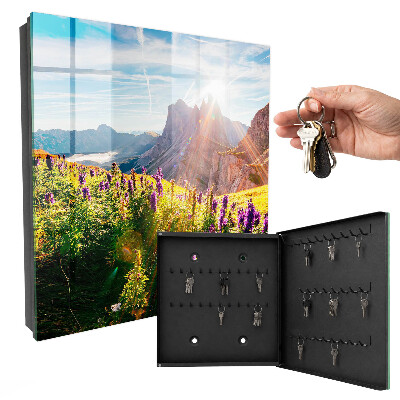 Caja para llaves diseño idilio de montaña