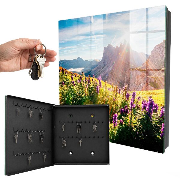 Caja para llaves diseño idilio de montaña