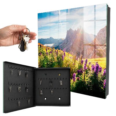Caja para llaves diseño idilio de montaña