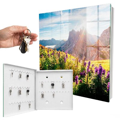 Caja para llaves diseño idilio de montaña