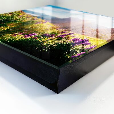 Caja para llaves diseño idilio de montaña
