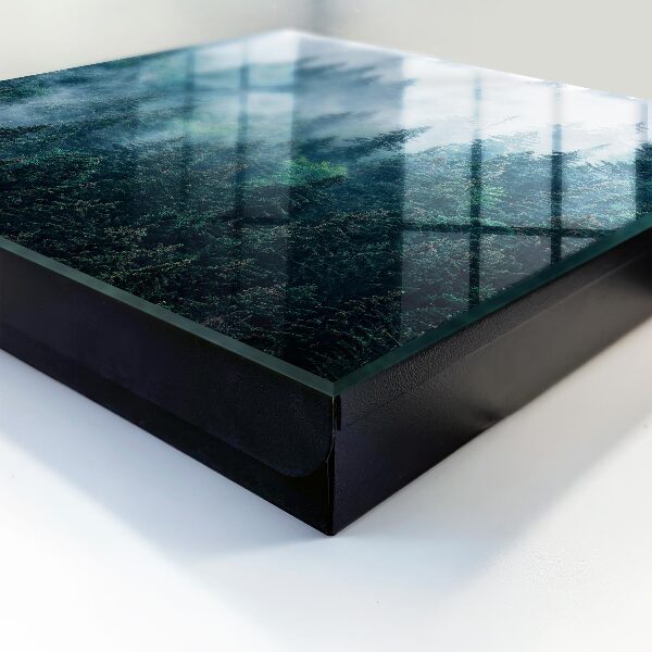 Caja para llaves de diseño bosque verde