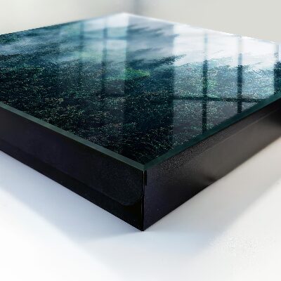 Caja para llaves de diseño bosque verde