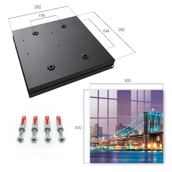 Caja para llaves diseño puente de la ciudad